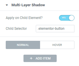 Enable Multi-Layer Shadow - Neumorphism In Elementor