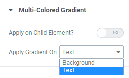 Advanced Gradients - Apply on Text Element