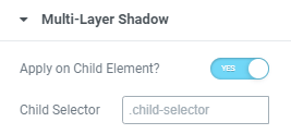 Layered Shadows - Apply on Child Element